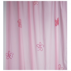 Vorhang Blumen in rosa
