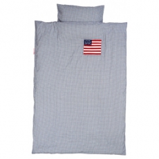 Bettw�sche Karo American Flag