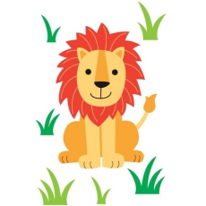 Wandsticker L�we