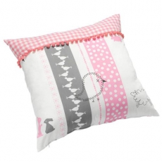 Kissen V�gelchen rosa