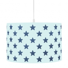 H�ngelampe Scandic Sterne blau