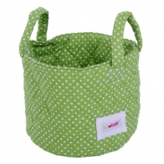 Spielzeugtasche Punkte gr�n