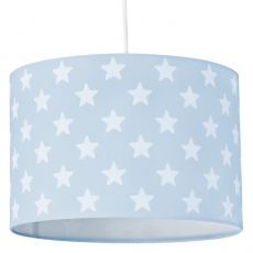 H�ngelampe Scandic Sterne hellblau