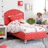 Bett Ollie Punkte rot