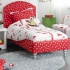 Bett Ollie Punkte rot