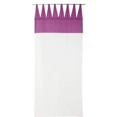 Vorhang Krone rosa