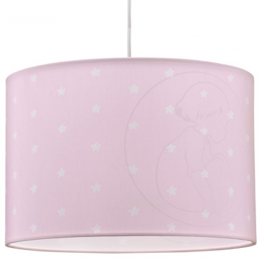Hängelampe Sterne klein rosa