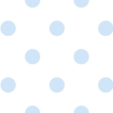 Tapete groe Punkte blau