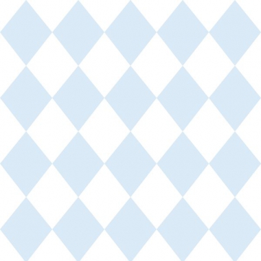 Tapete Rauten blau