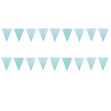 Wimpelkette blau