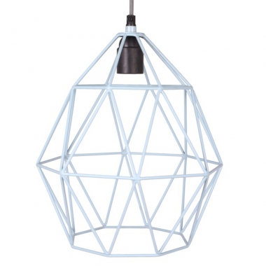 Hängelampe Diamant blau