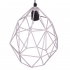 Hängelampe Diamant grau