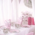 Partybecher rosa weiß