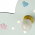 Deckenlampe Wolke blau