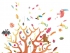 Wandsticker Baobab Baum