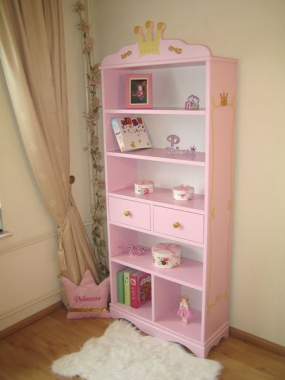 Bücherregal Princess rosa
