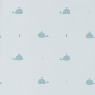 Happy Dreams Tapete Wale blau-petrol
