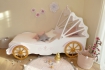 Kinderbett Kutsche mit Kristallen