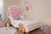 Kinderbett Kutsche mit Kristallen