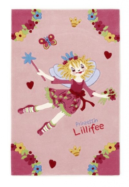 Kinderteppich Pirnzessin Lillifee beim Fliegen