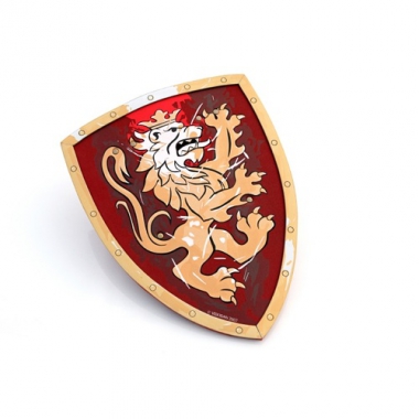 Ritterschild Rot-Gold