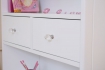 Bücherregal Kristall weiß