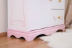 Kommode XL Knigliche Kutsche wei-rosa