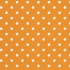 Bettlaken orange Punkte