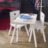 Kindertisch Stern wei