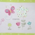 Bordre Babyzimmer Maus grn-rosa