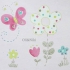 Bordre Babyzimmer Maus grn-rosa