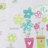 Bordre Babyzimmer Maus grn-rosa