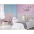 Bordüre Babyzimmer Blumen rosa-gold
