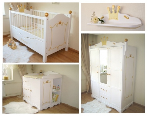 Prinzessin Kinderzimmer Komplett - bucherregal