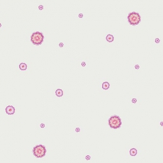 Tapete Blmchen rosa/pink