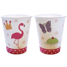 PARTY Becher pink Flamingo