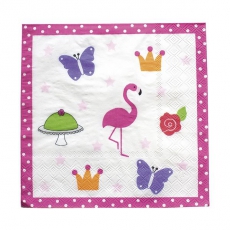 PARTY Servietten pink Flamingo