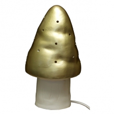 Lampe Fliegenpilz gold