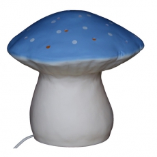 Pilzlampe blau, gro