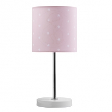 Tischlampe Sterne klein rosa