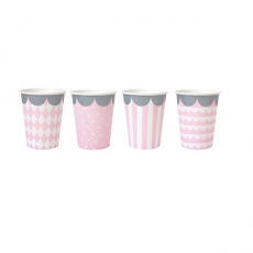 Partybecher rosa wei