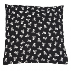 Piratenkissen schwarz