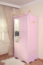 Babyschrank rosa 2-trig Princess