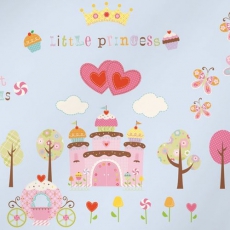 Wandaufkleber Candy Castle