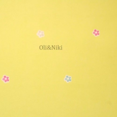 Tapete Blumen gelb