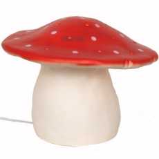 Tischlampe Glckspiltz rot