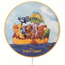 Wandlampe Die lieben Sieben