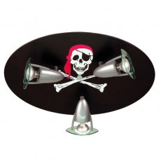 Deckenlampe Totenkopfmotiv