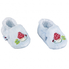 Babyschuhe Babyglck Stickerei hellblau