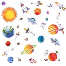 Wandaufkleber Planeten